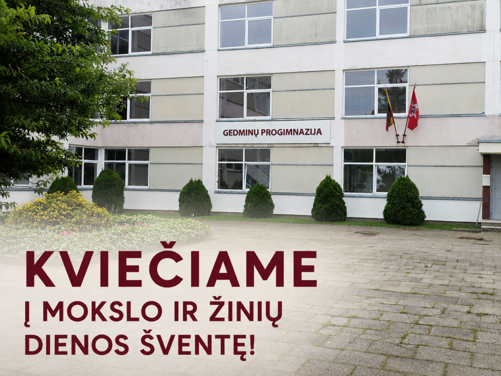 Kviečiame į Mokslo ir žinių dienos šventę