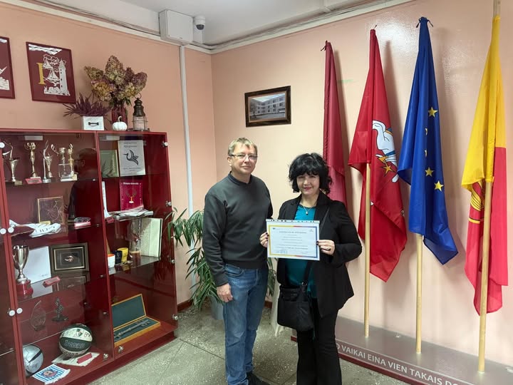 Darbo stebėjimo vizitas pagal „Erasmus+“ programą