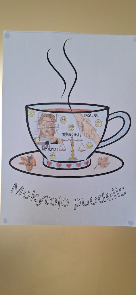 Unikalūs puodeliai – jaukus ačiū mokytojams