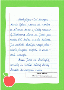„Gražiausi žodžiai Tau, Mokytojau“ – nuotrauka